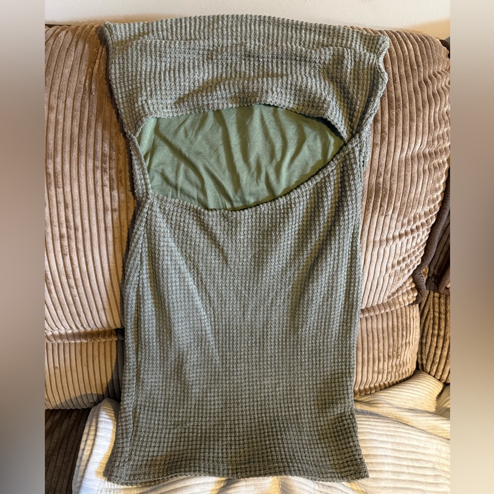 Fashion Nova Olive Green Mini Dress